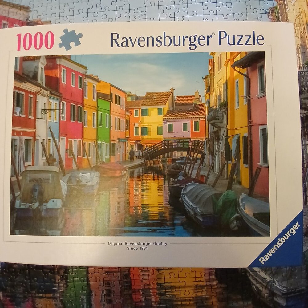 Ravensburger  Burano Italy 1000pc Puzzle